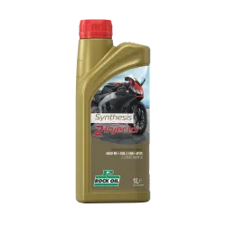 Rock Oil, Synthesis 2 Injector, fully synthetic 2-Stroke Racing oil, 1L