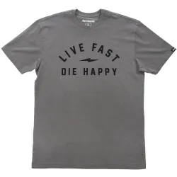 Fasthouse, Wired SS Tee, Heavy Metal, ADULT