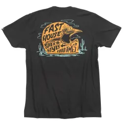 Fasthouse, Dust Devil Tee, Black, ADULT, S