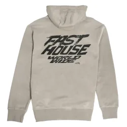 Fasthouse, Primer Hooded Pullover, Warm Gray, ADULT, L