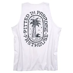 Fasthouse, Palm Tank, White, ADULT, S