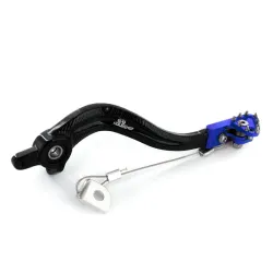 Holeshot, Brake Pedal Flex Tip, BLACK BLUE