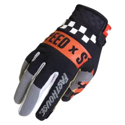 Fasthouse, Speed Style Domingo Glove, ADULT, BLACK GREY