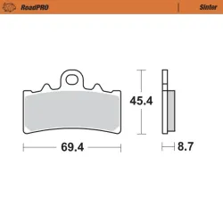 Moto-Master, Brake Pads RoadPRO Sinter, FRONT