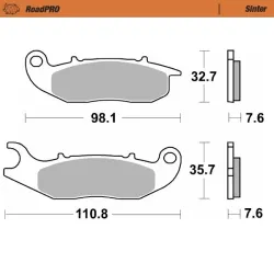 Moto-Master, Brake Pads RoadPRO Sinter, FRONT