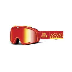 100%, BARSTOW Goggle Death Spray - Mirror Red Lens, ADULT
