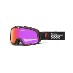 100%, BARSTOW Goggle Erban - Mirror Dark Red Lens, ADULT