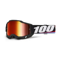 100%, ACCURI 2 Goggle Magnus - Red Mirror  Lens, ADULT