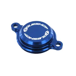 Holeshot, Oil Filter Cover, BLUE