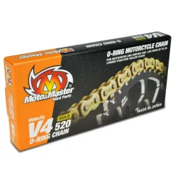 Moto-Master, Chain O-Ring V4 Gold, 120 Link, 520