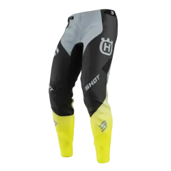 Shot, PANTS AEROLITE HVA, ADULT, BLACK GREY YELLOW