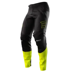 Shot, PANTS CONTACT PATROL, ADULT, 28, BLACK NEON YELLOW