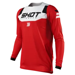 Shot, CONTACT JERSEY CHASE, ADULT, M, RED