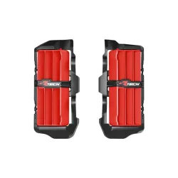 Rtech, Oversized Radiator Louvres Reinforced, BLACK RED