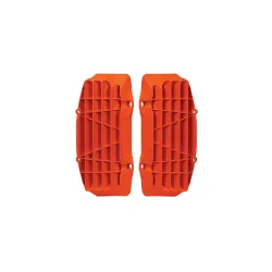 Rtech, Oversized Radiator Louvres Reinforced, NEON ORANGE