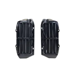 Rtech, Oversized Radiator Louvres Reinforced, BLACK