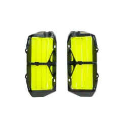 Rtech, Oversized Radiator Louvres Reinforced, NEON YELLOW