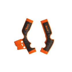 Rtech, Frame Protectors, BLACK ORANGE