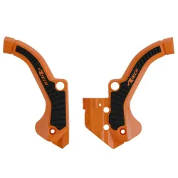 Rtech, Frame Protectors, BLACK ORANGE
