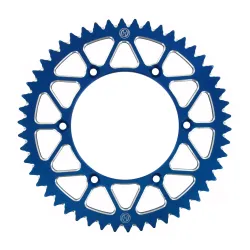 Holeshot, Rear Sprocket Alu, 420, BLUE